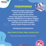 Informasi Pengumuman Akhir Satgas Stunting Sultra 2022